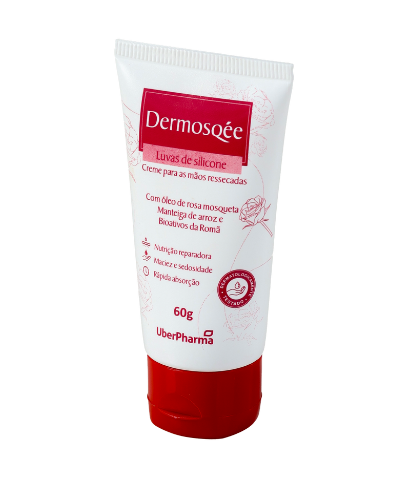 DERMOSQEE LUVAS DE SILICONE NATURAL CREME BISN. 60 G