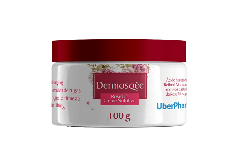 DERMOSQEE CREME NUTRITIVO FACIL DIA E NOITE ROSE LIFT 100 G