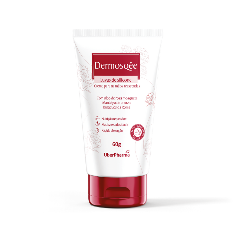 DERMOSQEE LUVAS DE SILICONE NATURAL CREME BISN. 60 G