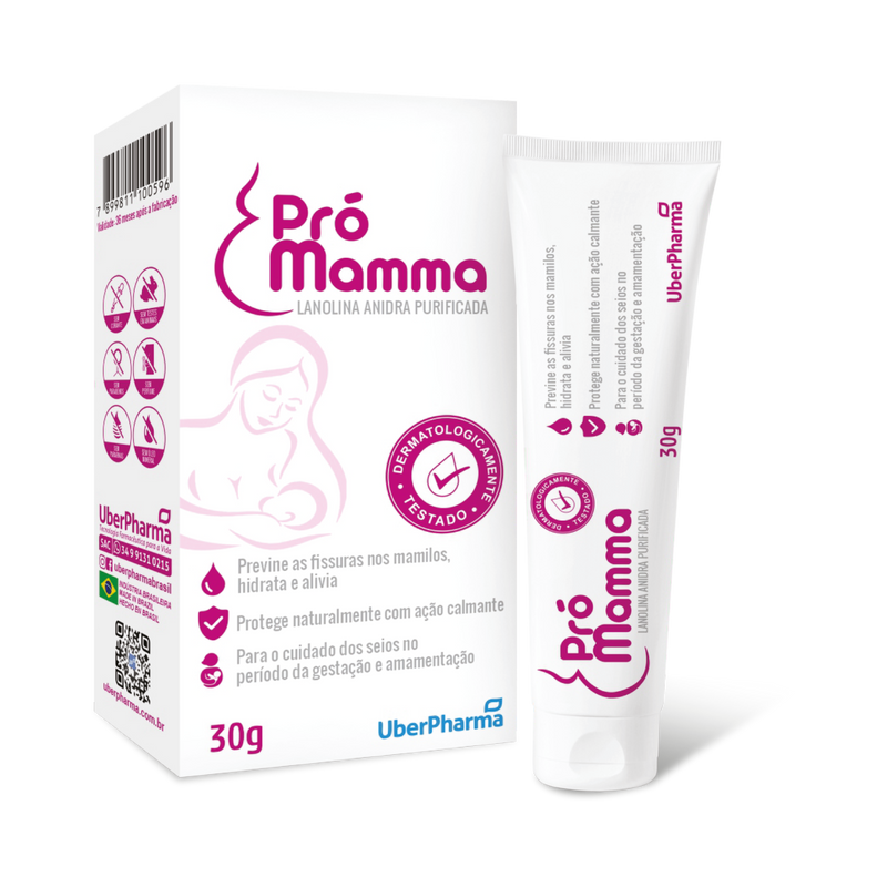 PROMAMMA LANOLINA ANIDRA PROTETOR PARA BICO DOS SEIOS 30 G BISN.